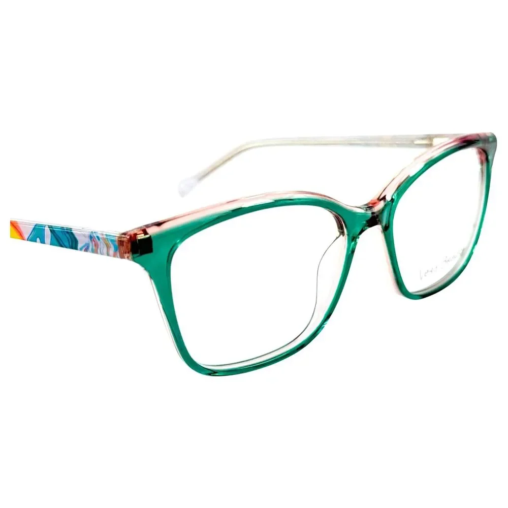 Vera Bradley Sage Womens Plastic Eyeglass Frame Rain Forest Fauna 51-16